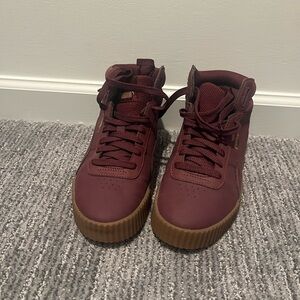 Puma Burgundy SoftFoam Sneakers